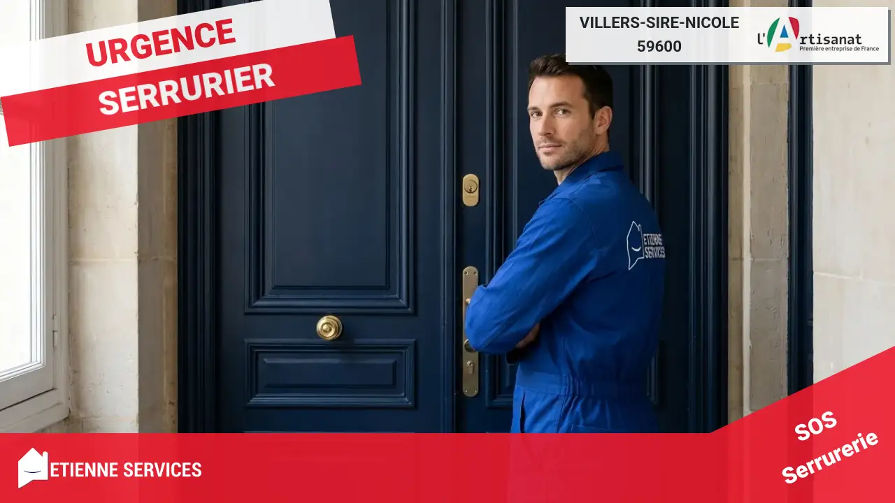 Dépannage et installation par votre Serrurier Villers-Sire-Nicole