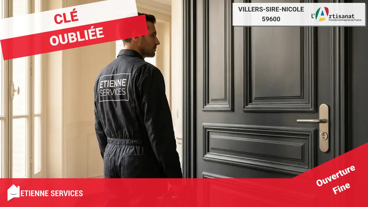 Ouverture de porte rapide avec votre Serrurier Villers-Sire-Nicole