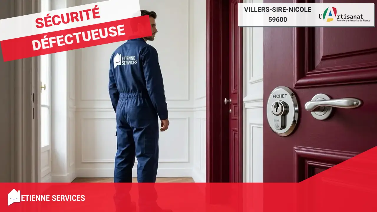 Dépannage de serrurerie en Urgence, Serrurier Villers-Sire-Nicole