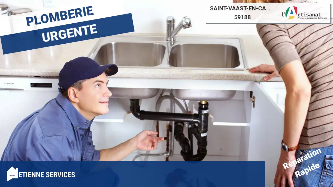 Dépannage et Installation : Votre Plombier à Saint-Vaast-en-Cambrésis (59188)
