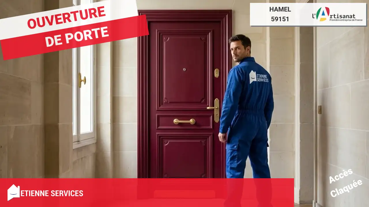 Ouverture de Porte à Hamel (59151) : Service Rapide et Efficace 7j/7