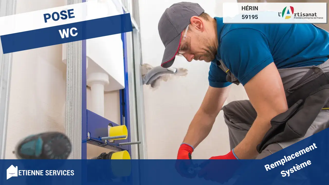 Installation de sanitaire de qualité avec votre Plombier à Hérin