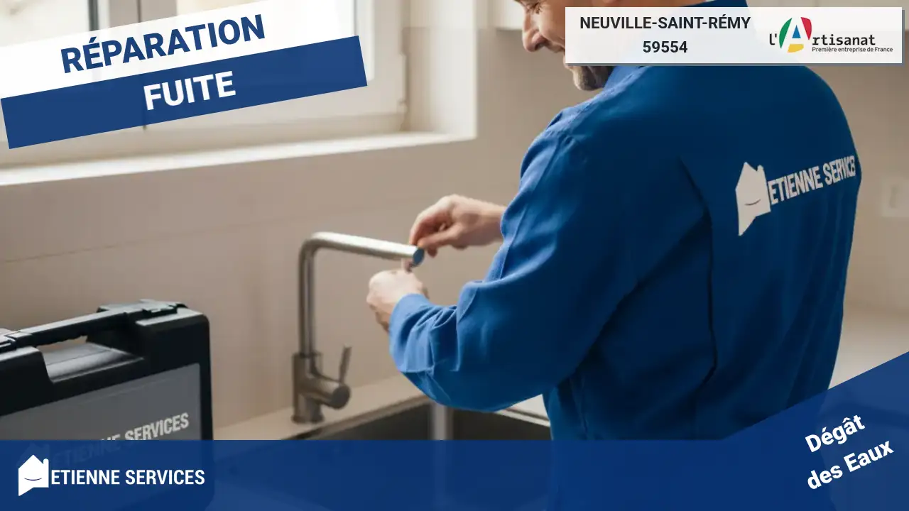 Spécialiste de la Réparation de Fuite d'Eau : Plombier à Neuville-Saint-Rémy
