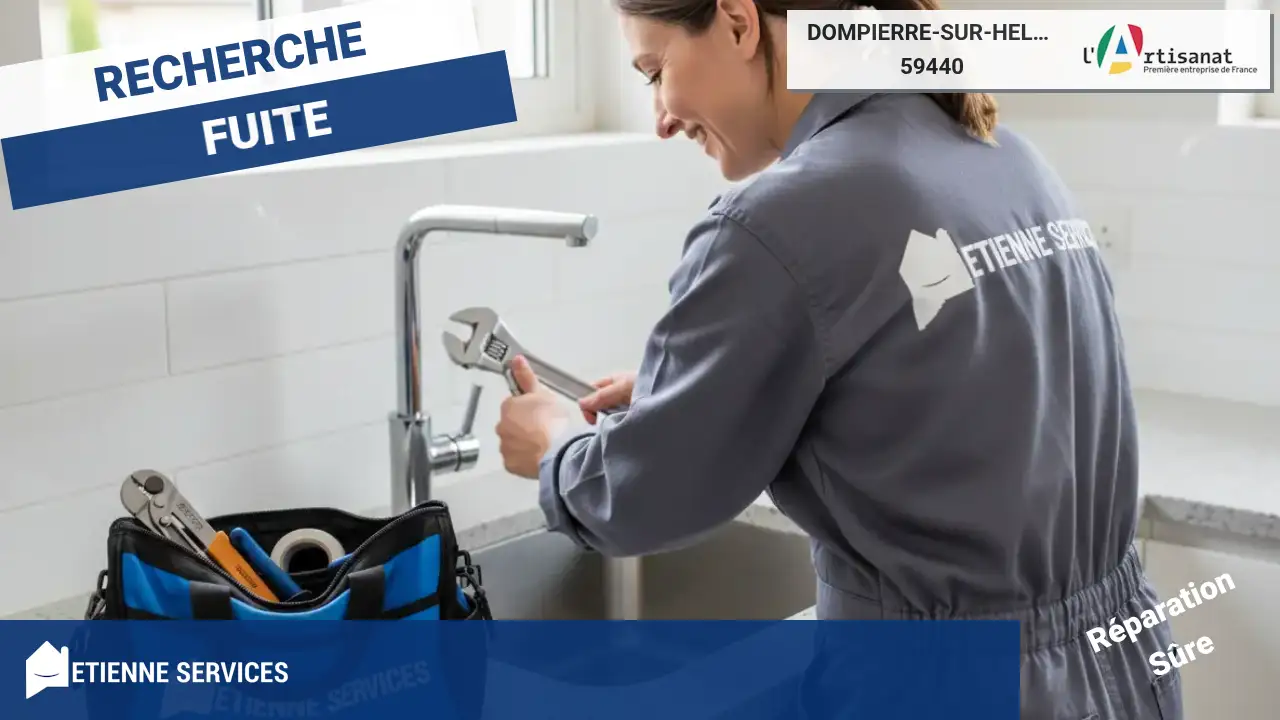Réparation de Fuite d'Eau par nos Plombiers à Dompierre-sur-Helpe (59440)