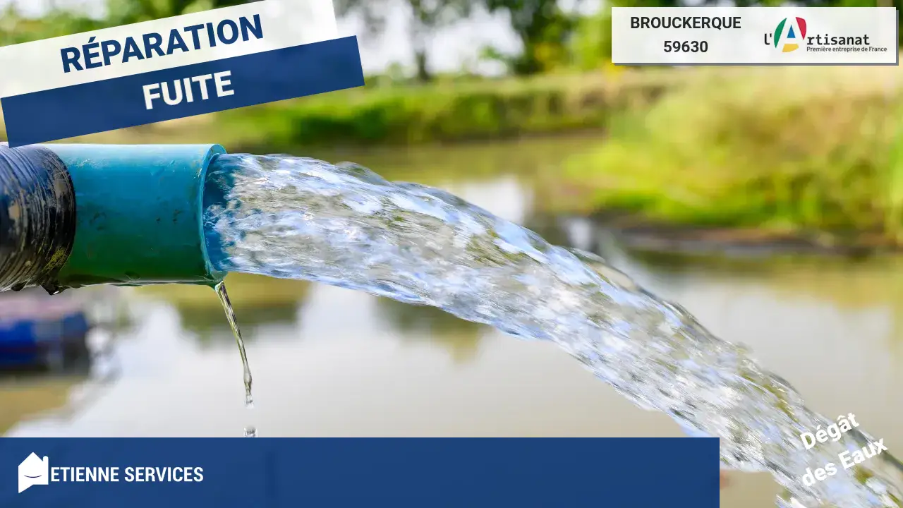 Réparation de Fuite d'Eau Rapide par votre Plombier à Brouckerque (59630)