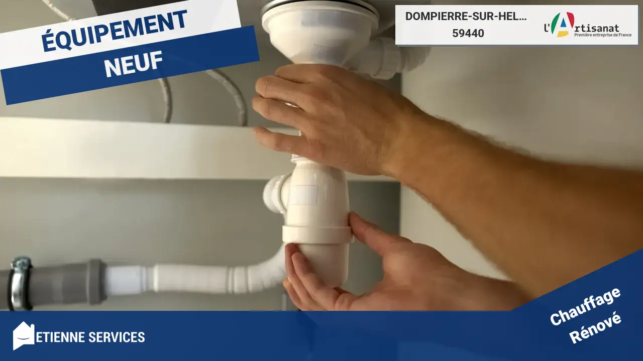 Installation de Sanitaire Professionnelle par Plombier à Dompierre-sur-Helpe (59440)