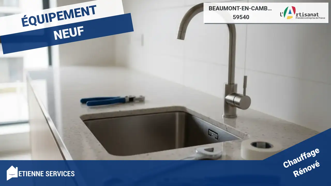 Service d'Installation de Sanitaire par votre Plombier à Beaumont-en-Cambrésis