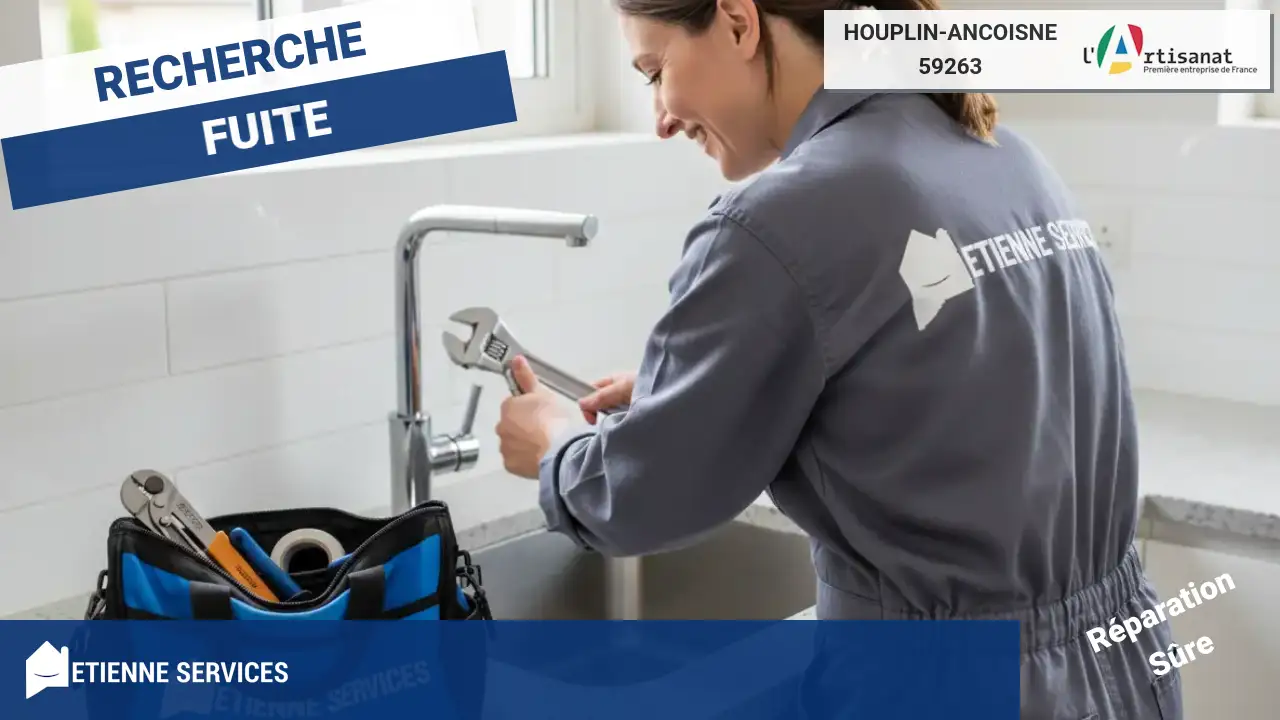 Réparation de Fuite d'Eau Rapide par Plombier à Houplin-Ancoisne (59263)