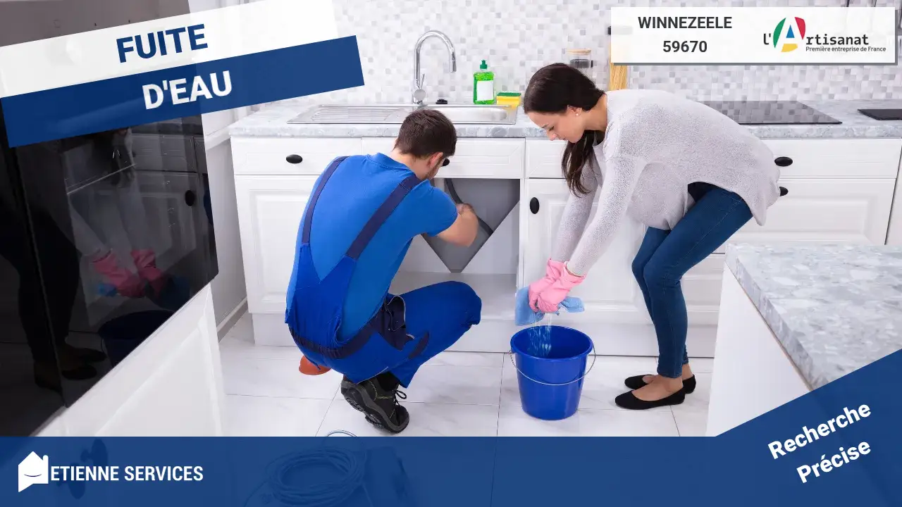 Réparation de Fuite d'Eau Rapide par notre Plombier à Winnezeele (59670)