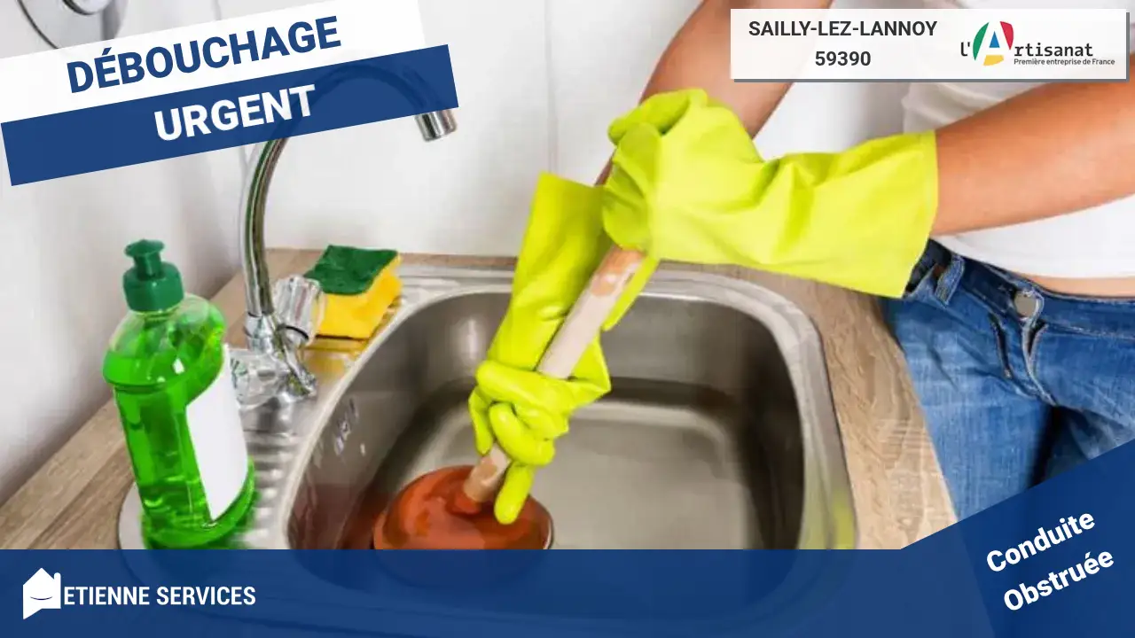 Débouchage de Canalisation Rapide par votre Plombier à Sailly-lez-Lannoy (59390)