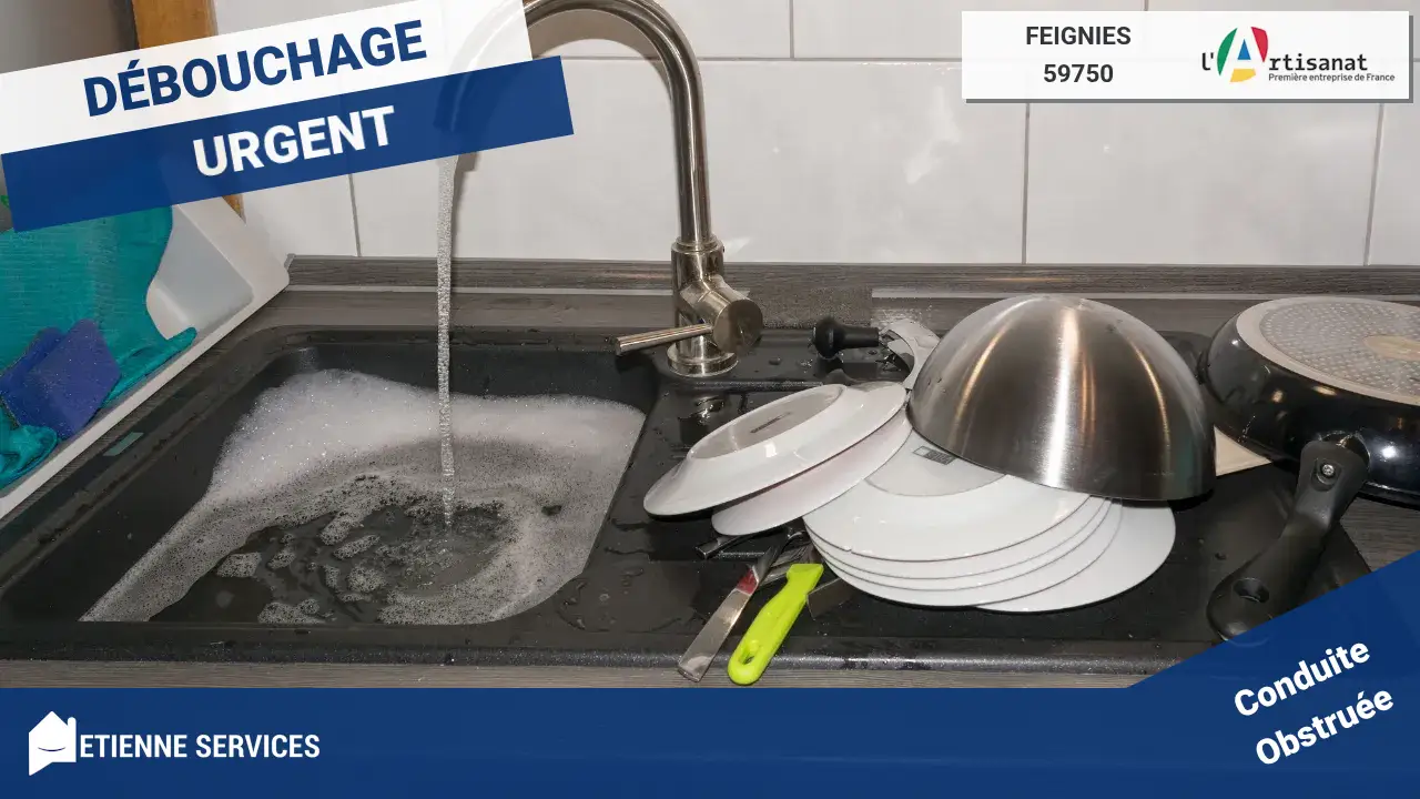 Débouchage Professionnel de Canalisation - Plombier Feignies (59750)