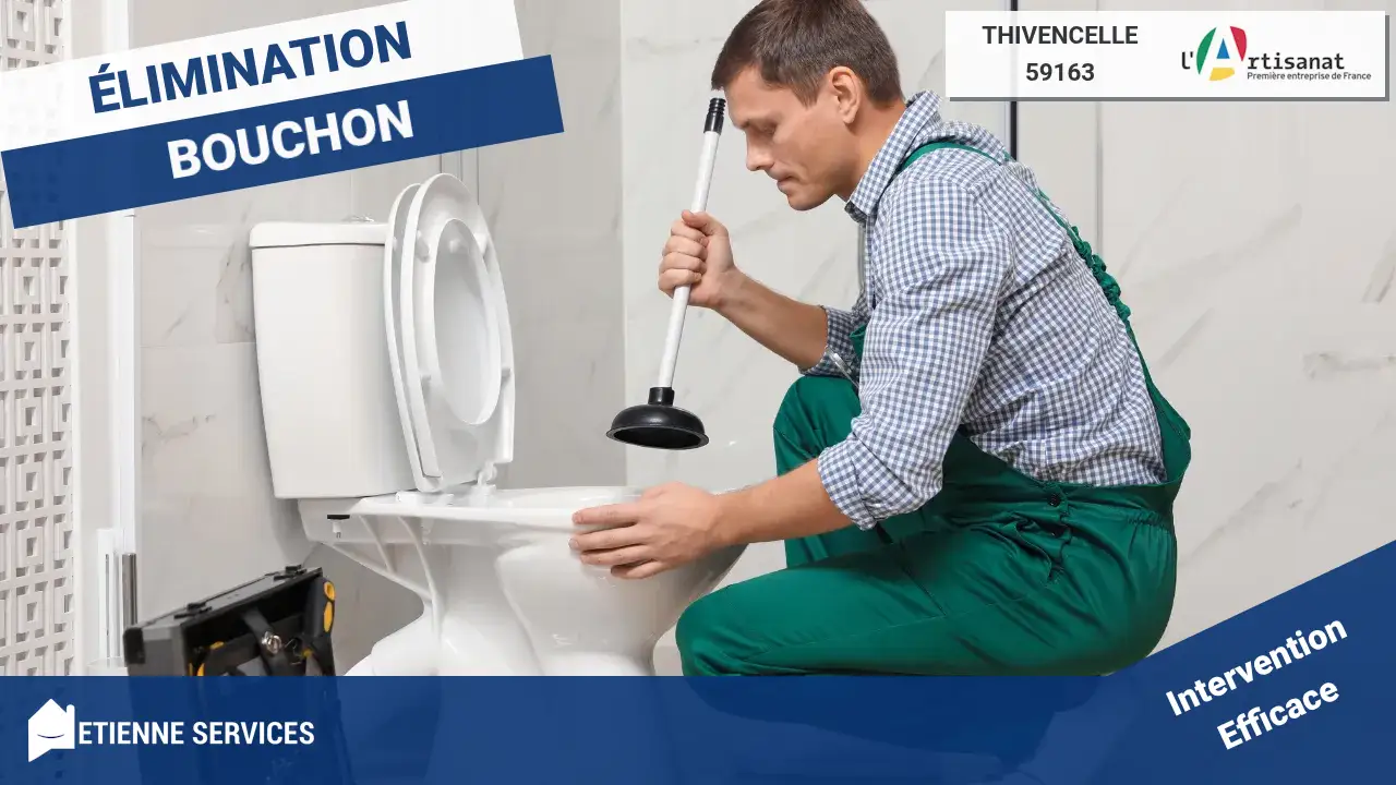 Débouchage de canalisation rapide par nos plombiers à Thivencelle (59163)