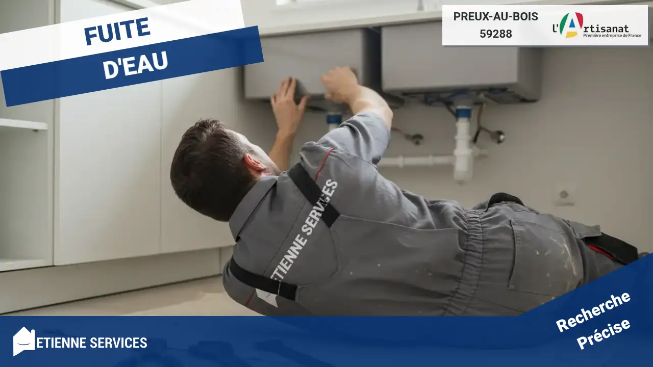 Réparation de Fuite d'Eau Rapide par votre Plombier à Preux-au-Bois