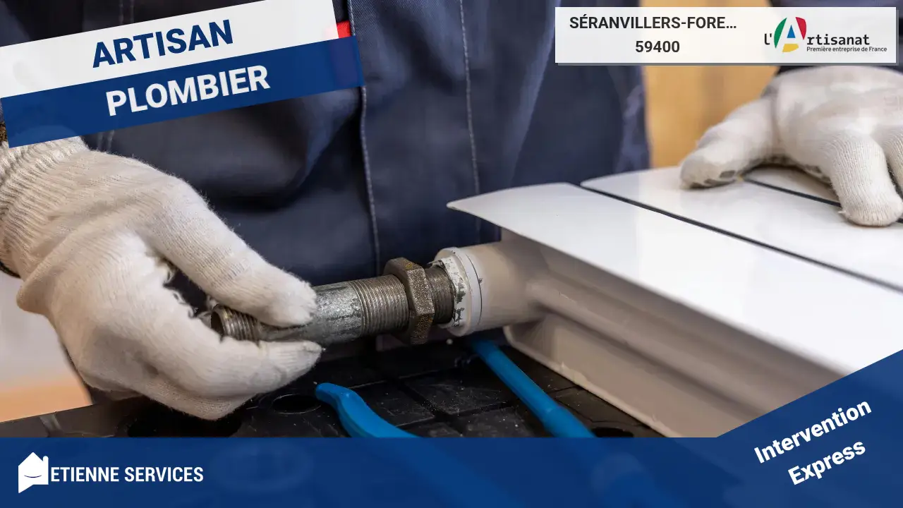 Dépannage et Installation Plomberie par votre Plombier à Séranvillers-Forenville (59400)