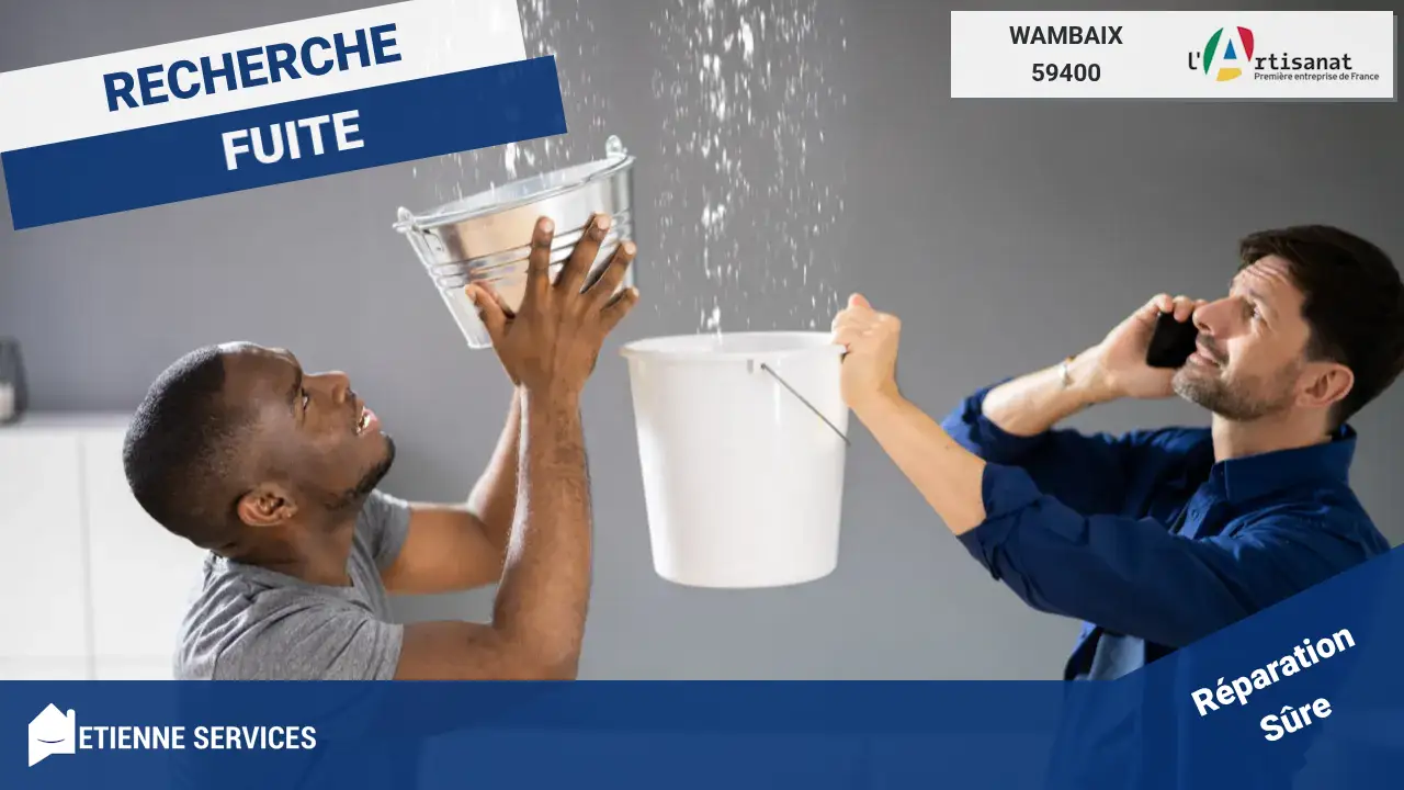 Réparation de Fuite d'Eau à Wambaix (59400) par nos Plombiers