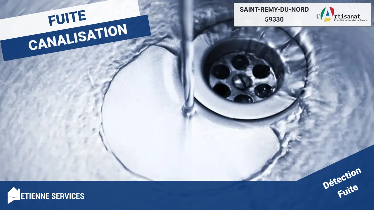 Réparation de fuite d'eau par votre plombier à Saint-Remy-du-Nord