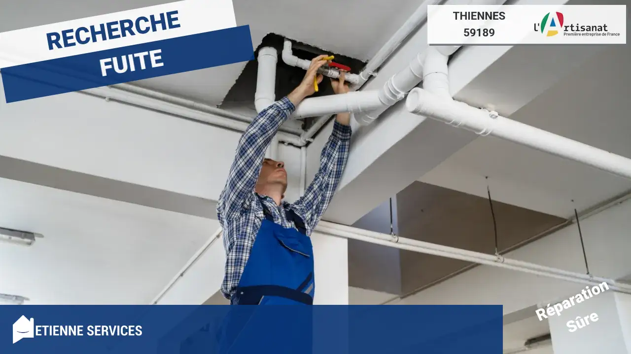 Réparation de Fuite d'Eau Rapide par Plombier Thiennes (59189)