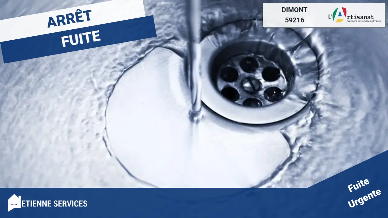 Réparation de Fuite d'Eau Efficace par nos Plombiers à Dimont (59216)