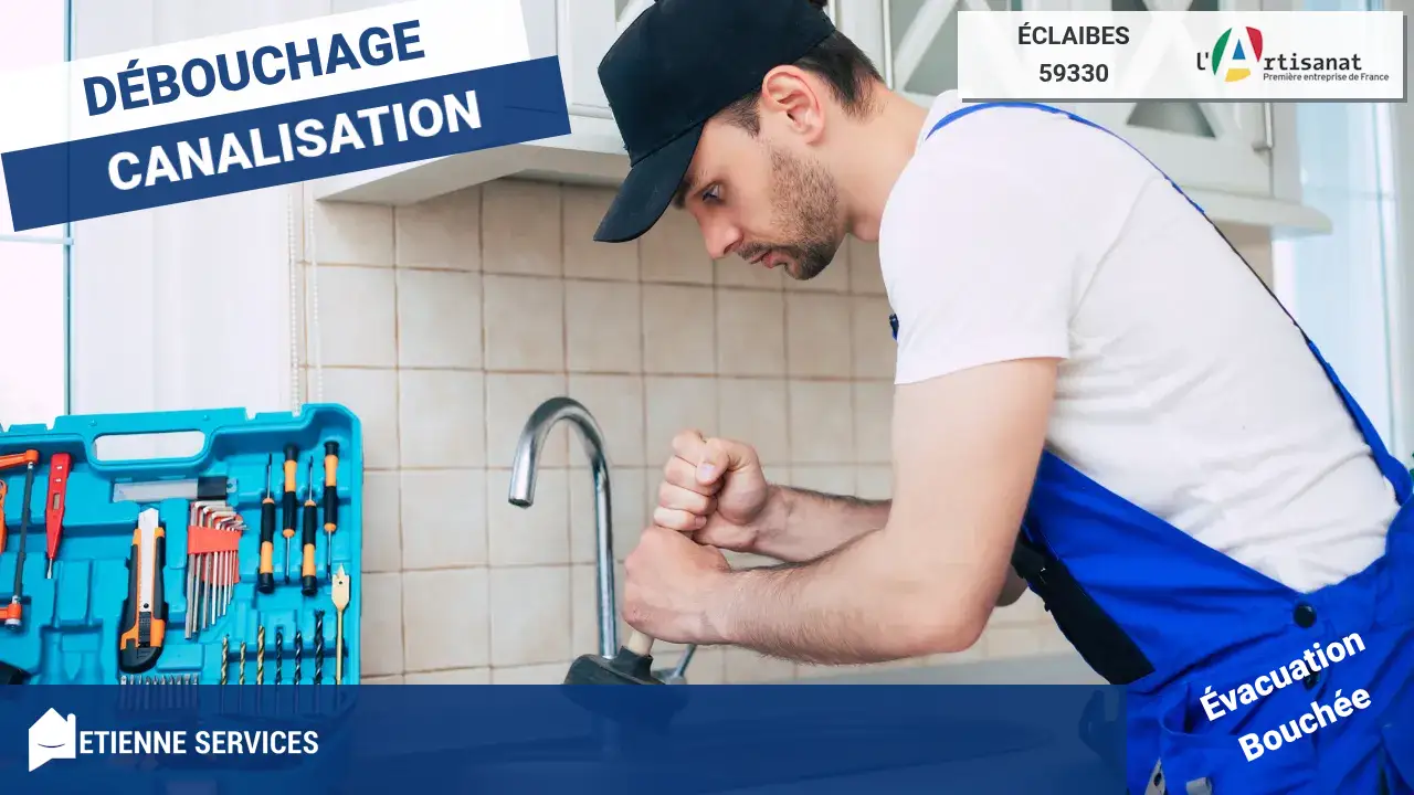 Débouchage de Canalisation Efficace par votre Plombier Éclaibes (59330)