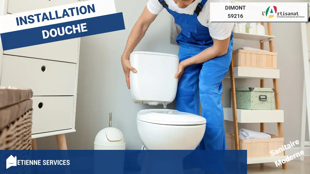 Installation de Sanitaire sur Mesure par votre Plombier à Dimont