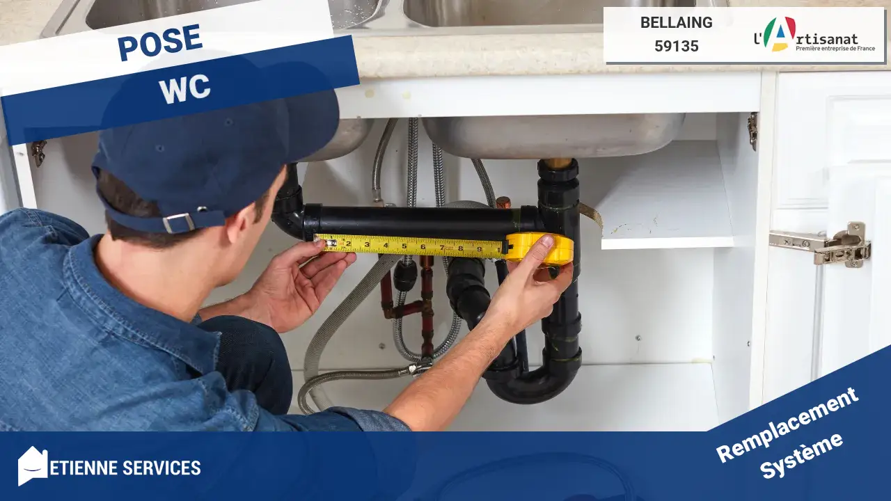 Installation de Sanitaire Professionnelle : Plombier Bellaing (59135)