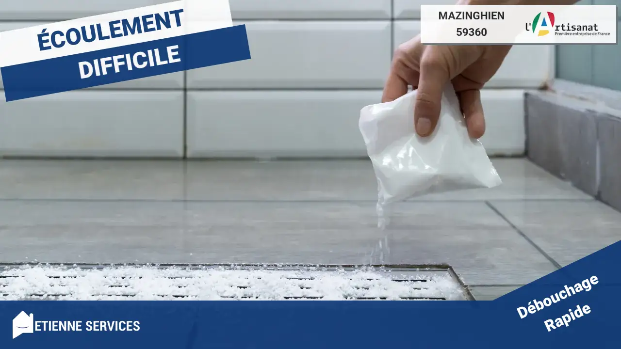 Service de Débouchage de Canalisation par votre Plombier à Mazinghien (59360)