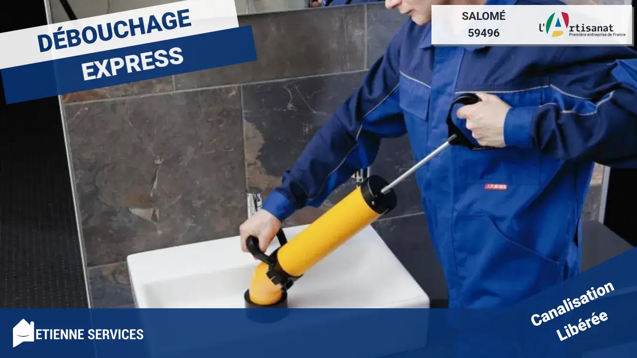 Débouchage de Canalisation Rapide par Plombier à Salomé (59496)