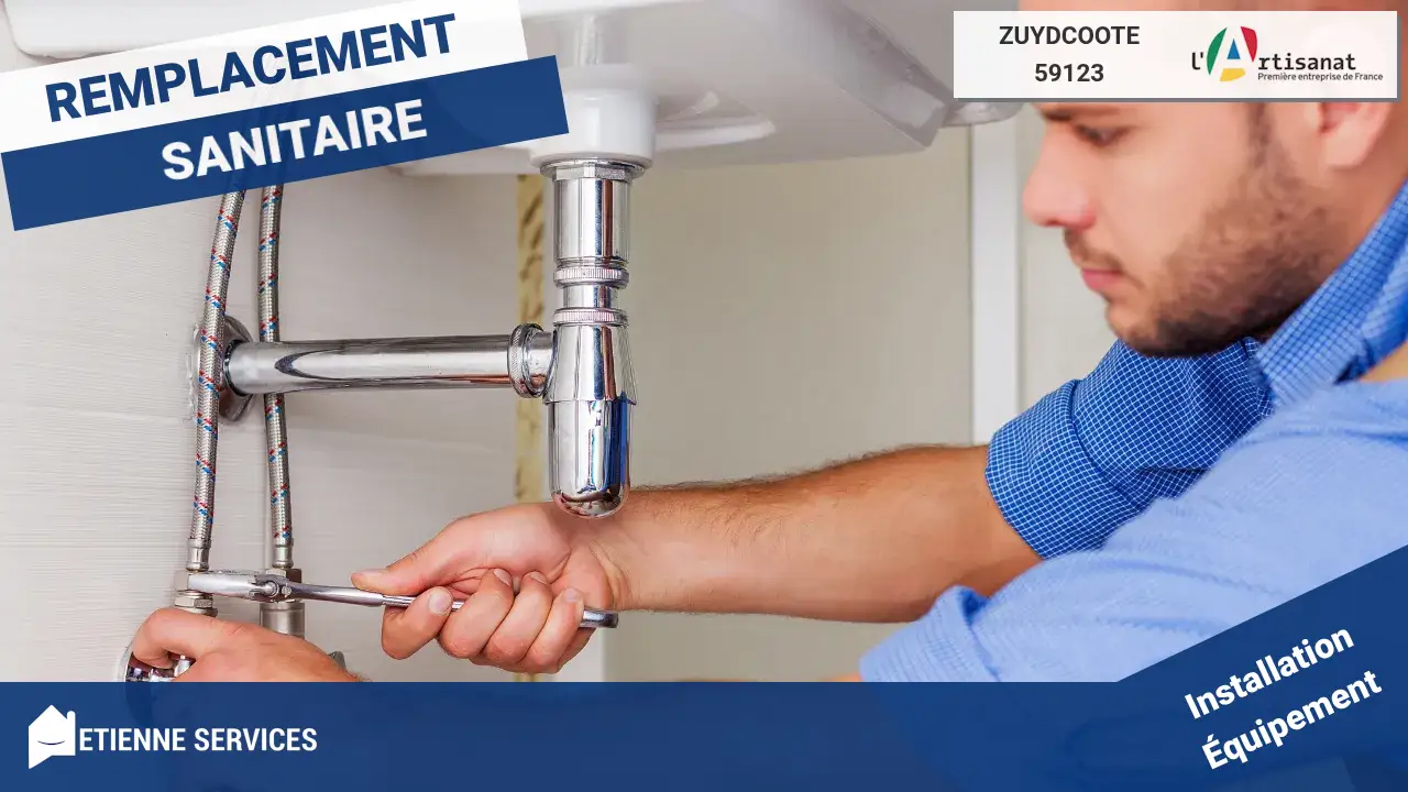 Installation de sanitaire par un plombier professionnel à Zuydcoote