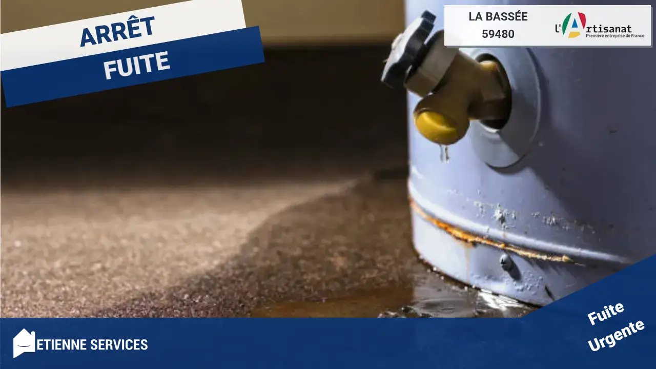 Réparation de Fuite d'Eau Rapide par votre Plombier à La Bassée 59480