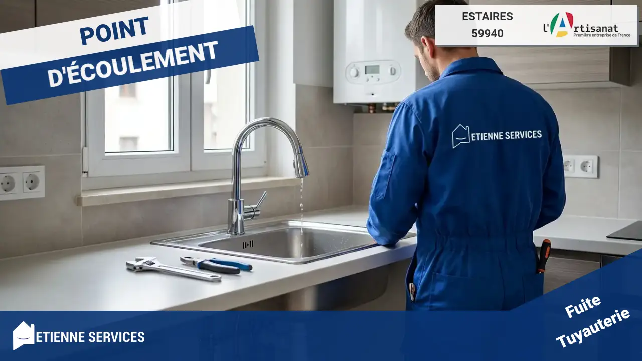 Réparation de Fuite d'Eau par Plombier Professionnel à Estaires (59940)