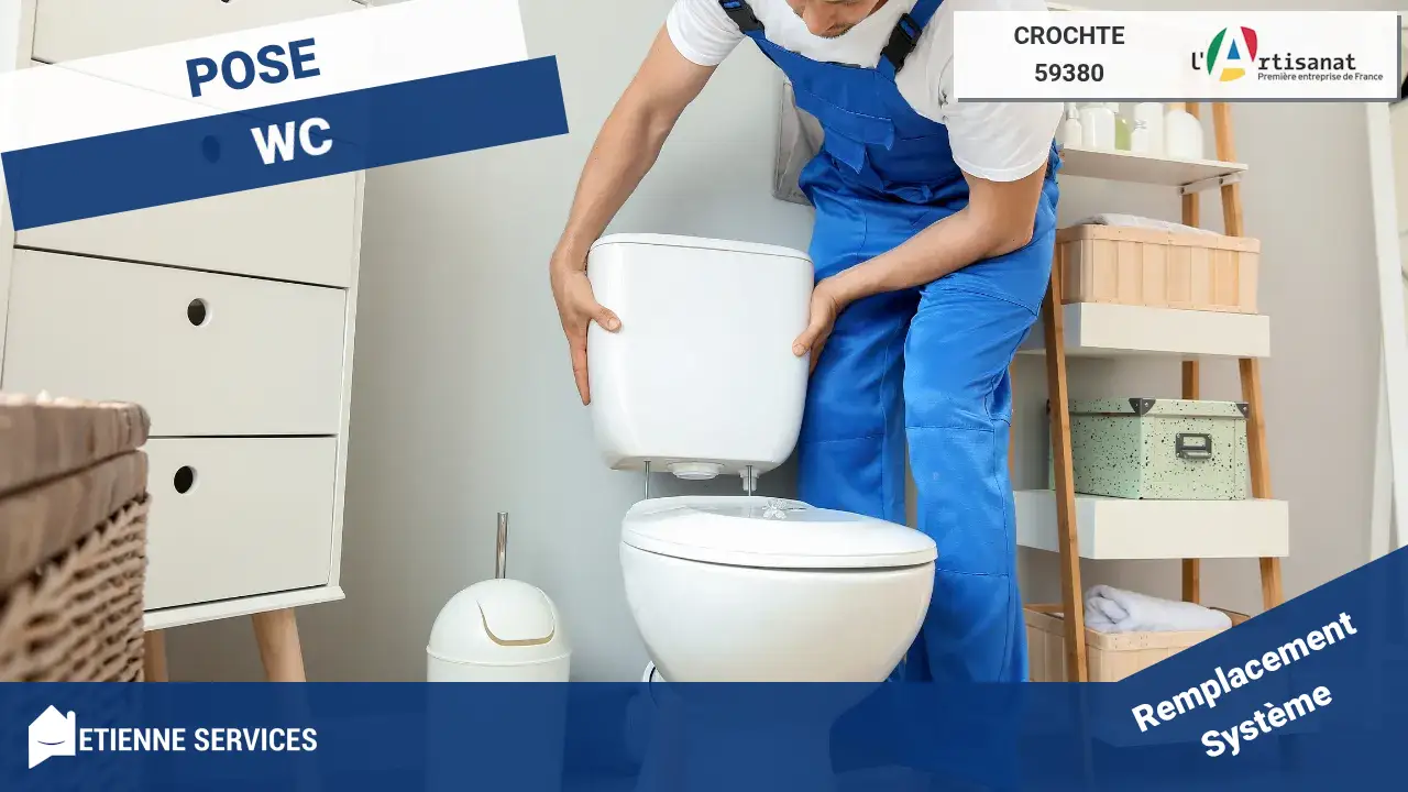 Installation de sanitaire par votre plombier à Crochte (59380)