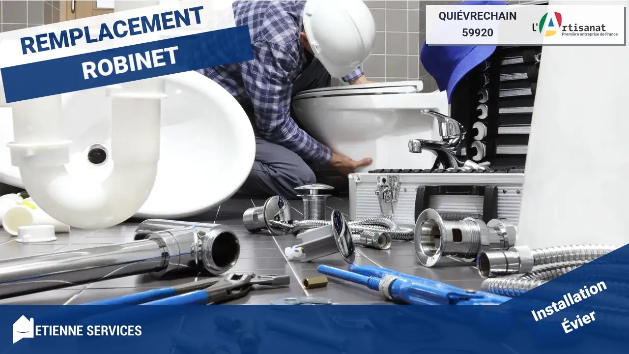 Installation de Sanitaire par votre Plombier à Quiévrechain