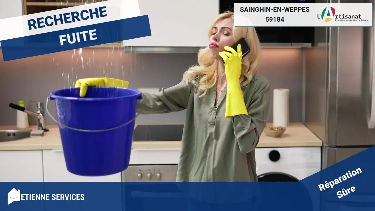 Réparation de Fuite d'Eau Rapide par votre Plombier à Sainghin-en-Weppes