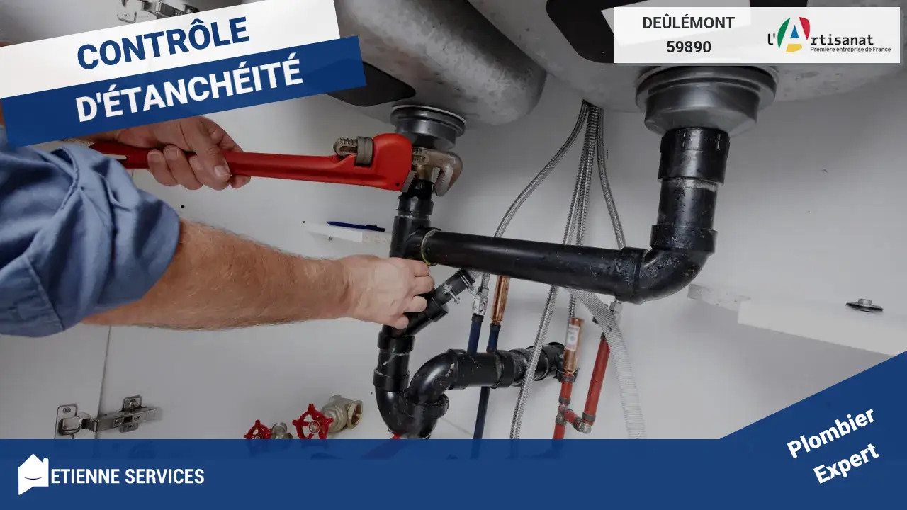 Réparation de fuite d'eau urgente avec votre plombier à Deûlémont (59890)