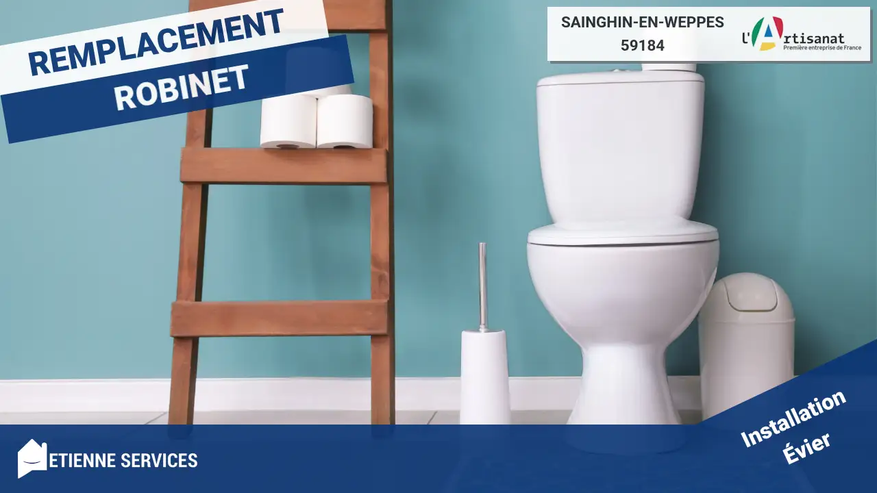 Installation Sanitaire Professionnelle avec votre Plombier à Sainghin-en-Weppes