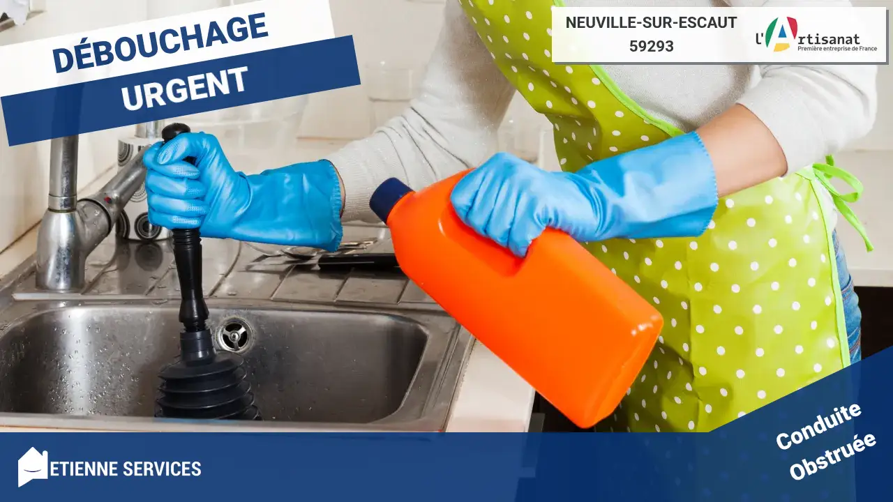 Débouchage de Canalisation à Neuville-sur-Escaut par un Artisan Plombier