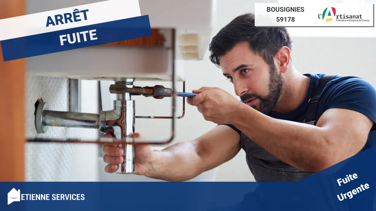 Réparation de Fuite d'Eau Efficace | Plombier Bousignies