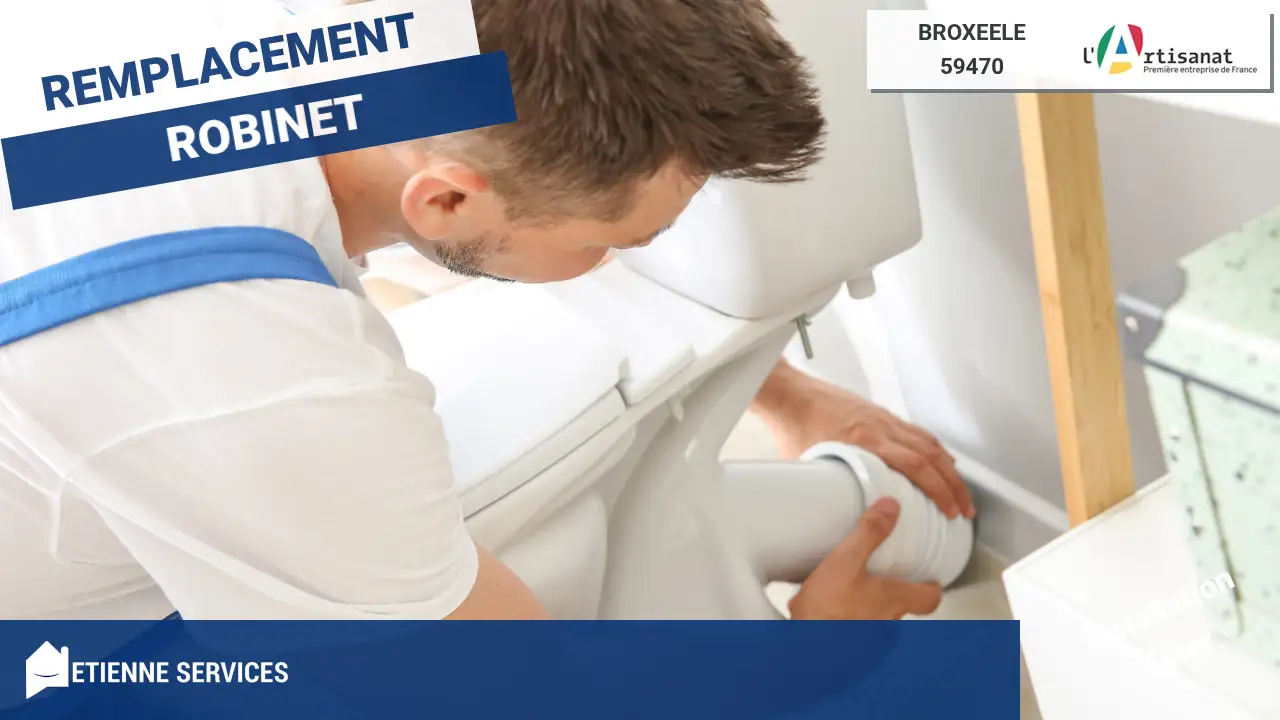 Installation de Sanitaire par votre Plombier à Broxeele (59470)