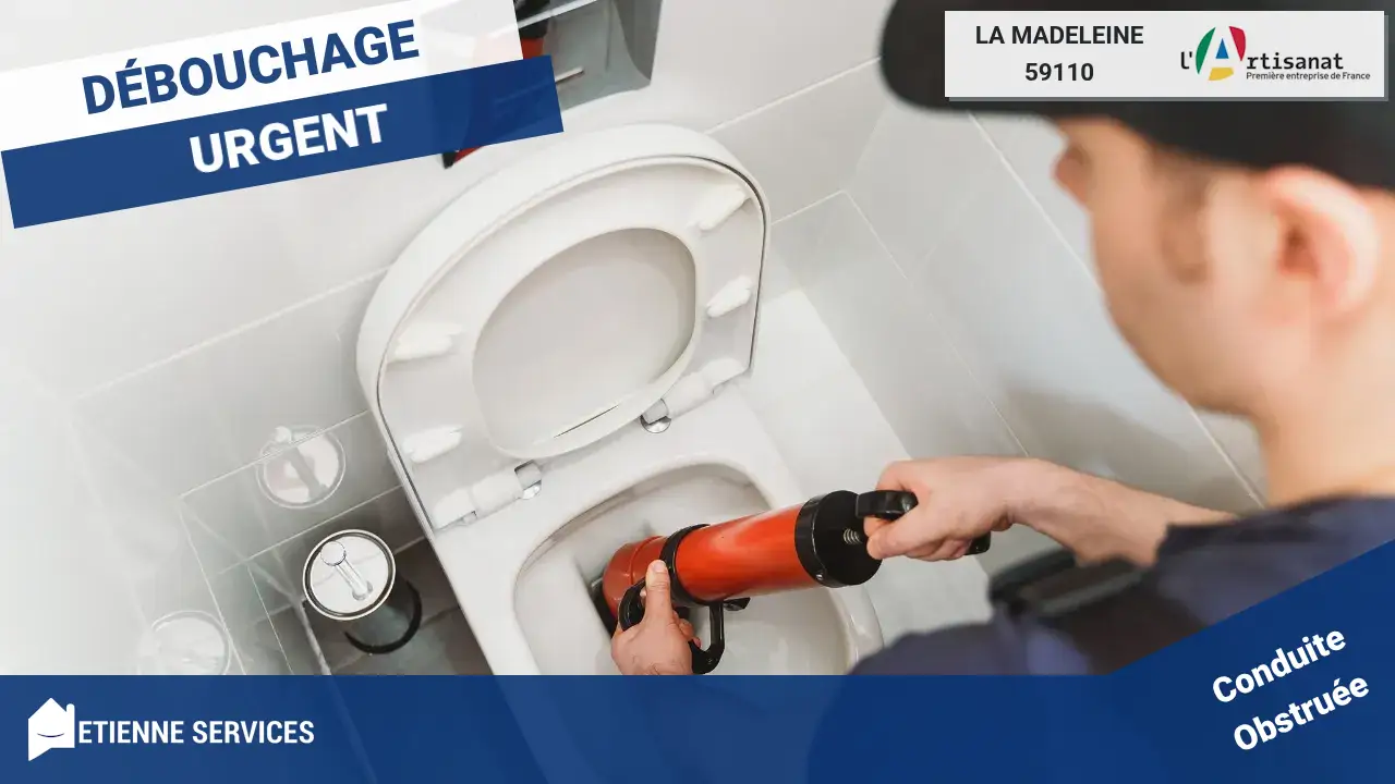 Service de Débouchage de Canalisation à La Madeleine (59110) | Intervention 7j/7