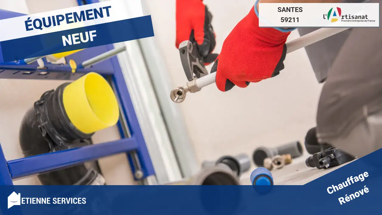 Installation de Sanitaire par votre Plombier à Santes : Salle de bain et Cuisine