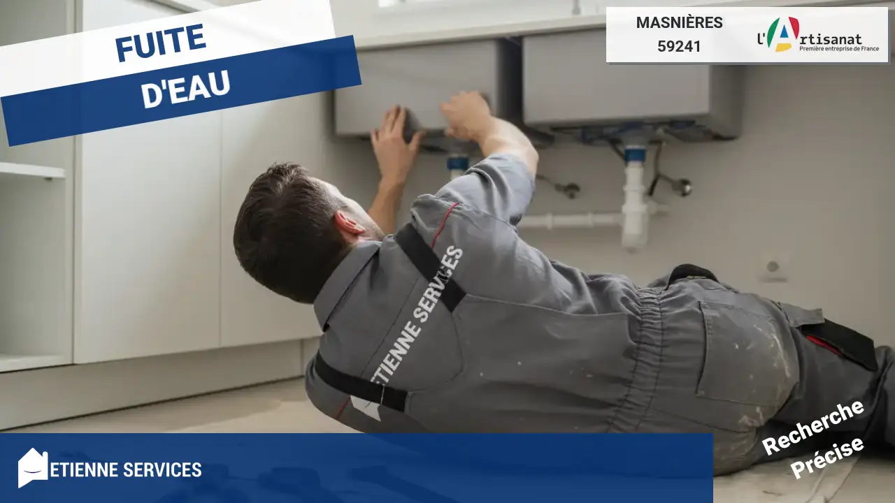 Réparation de Fuite d'Eau par notre Plombier à Masnières (59241)