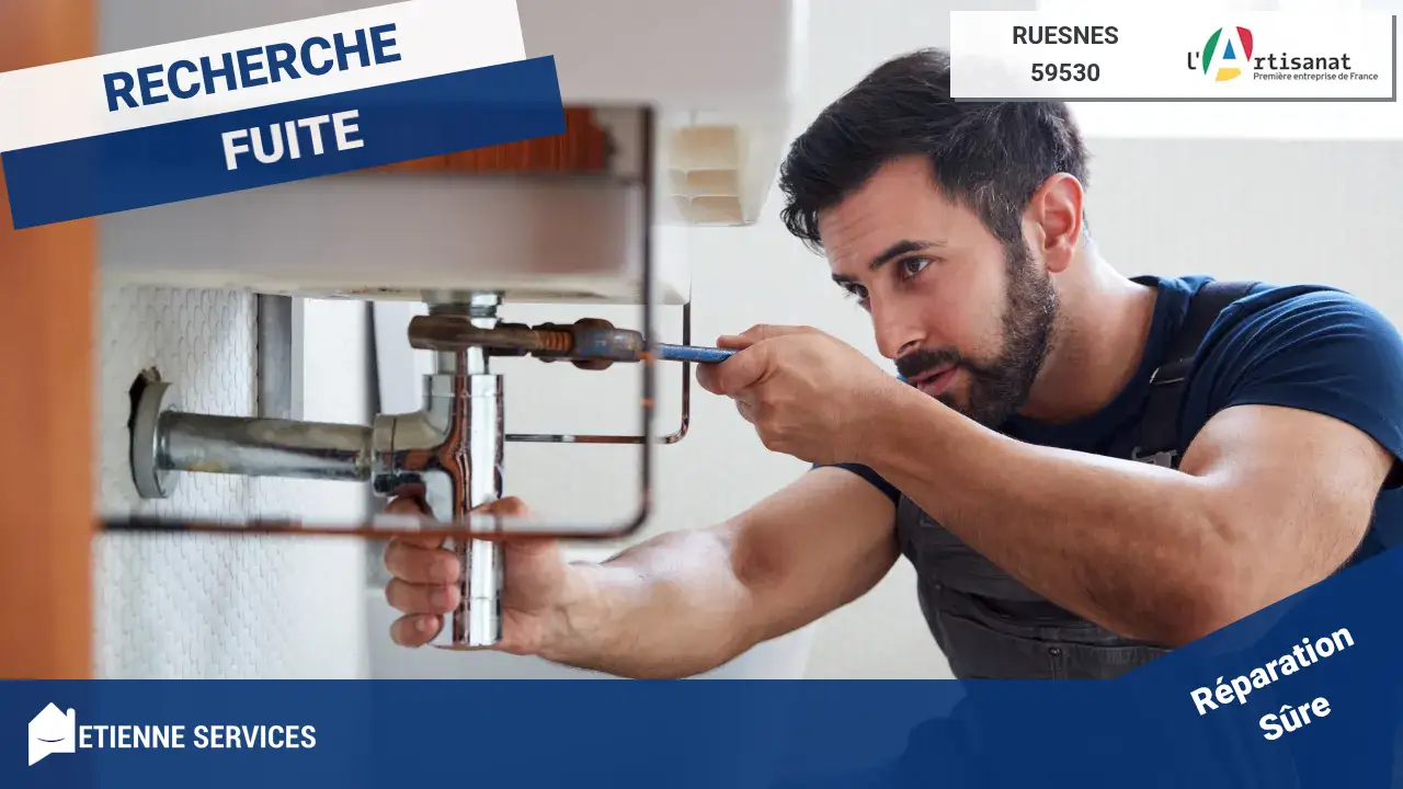 Réparation de Fuite d'Eau Rapide par un Plombier à Ruesnes (59530)