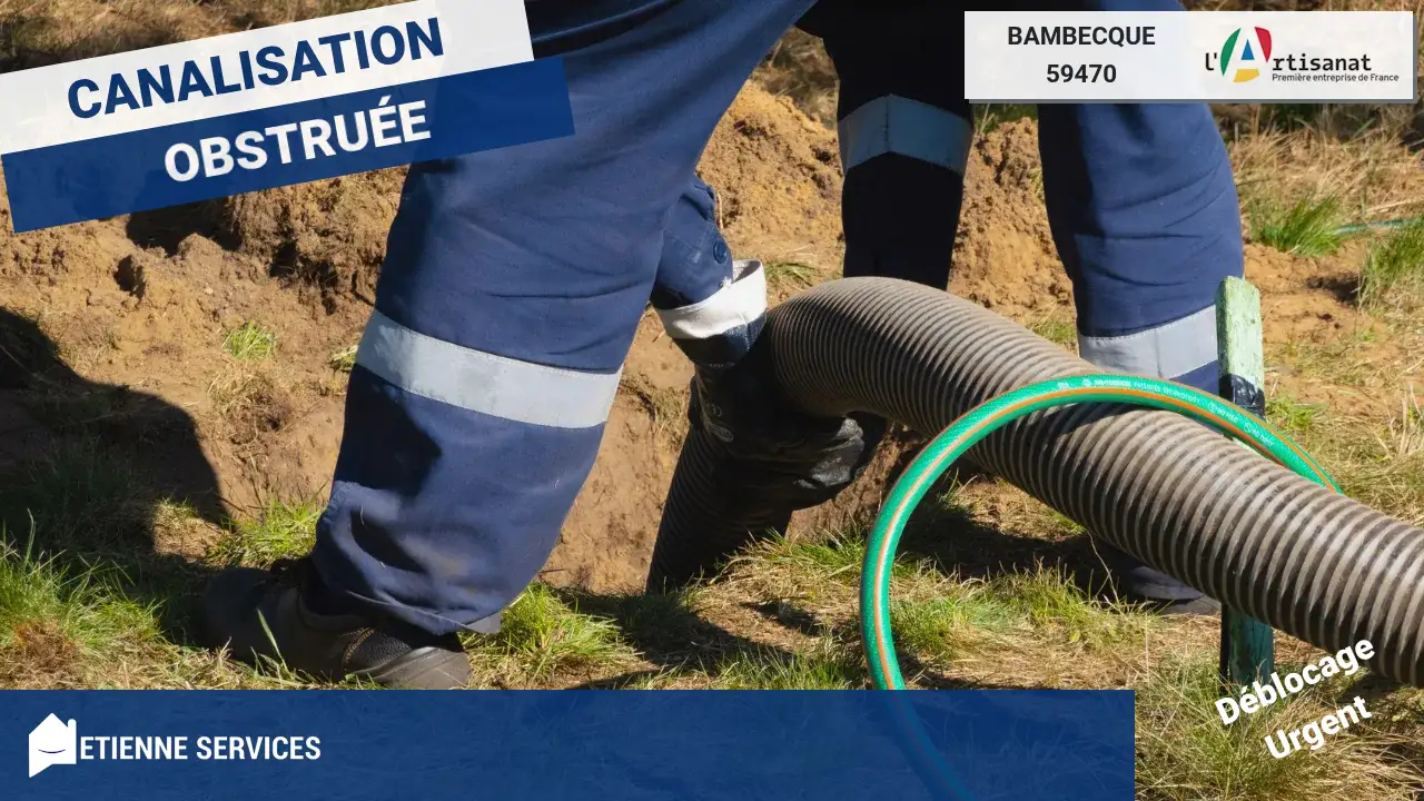 Débouchage de canalisation : Plombier Bambecque-59470