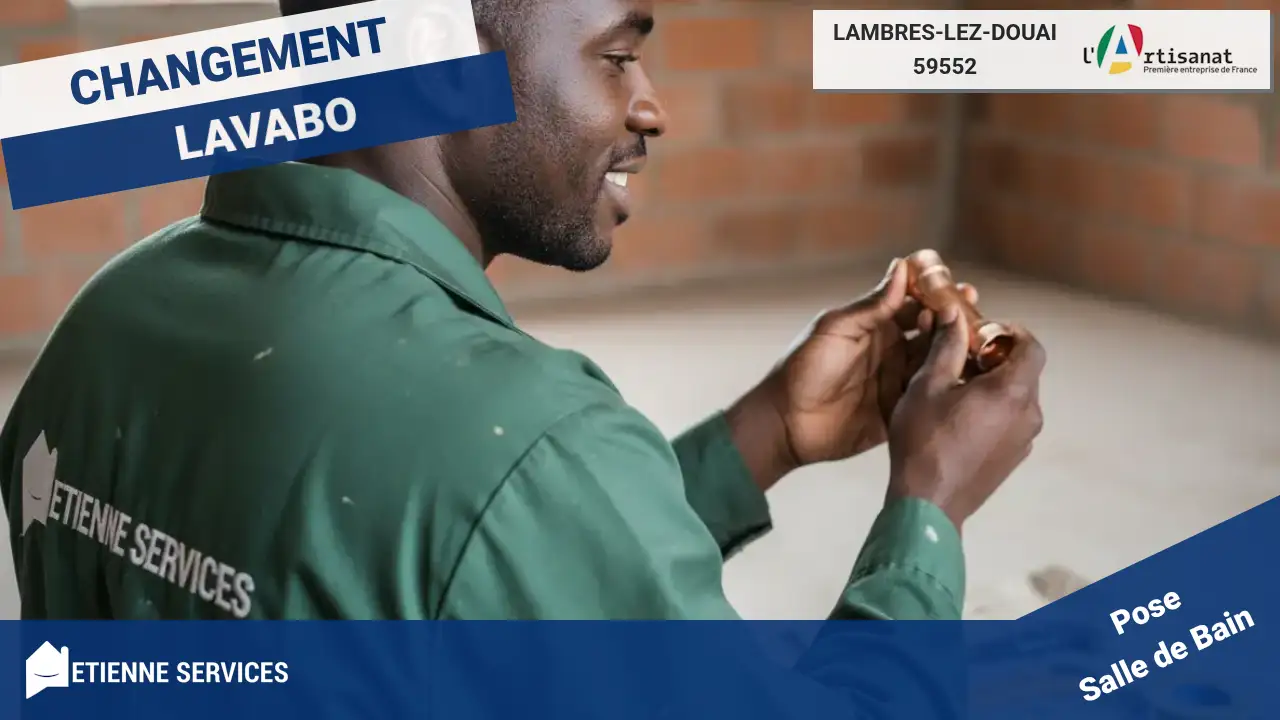 Installation de Sanitaire professionnelle par un Plombier à Lambres-lez-Douai (59552)