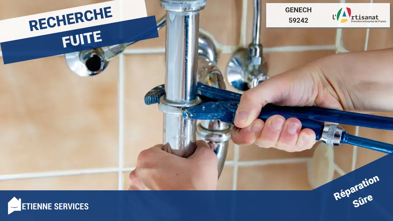 Réparation de fuite d'eau rapide et efficace : Plombier Genech (59242)