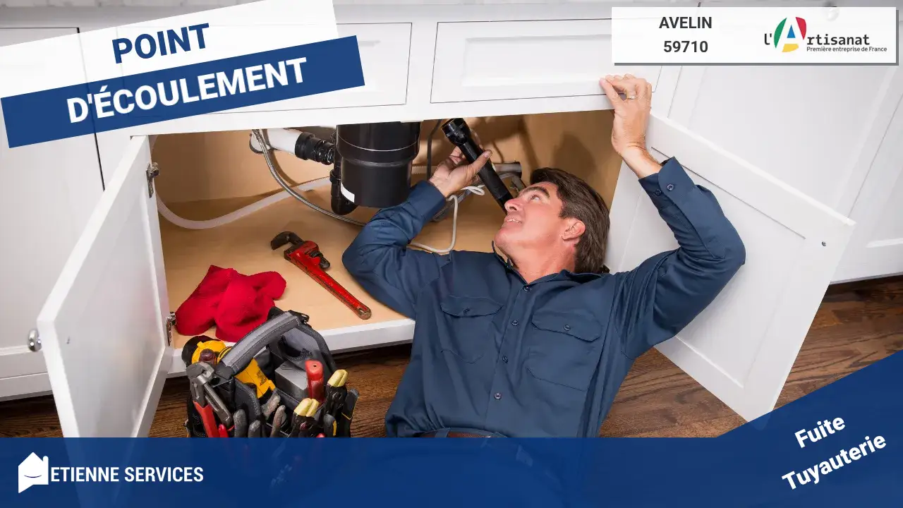 Réparation de Fuite d'Eau par notre Plombier à Avelin (59710)