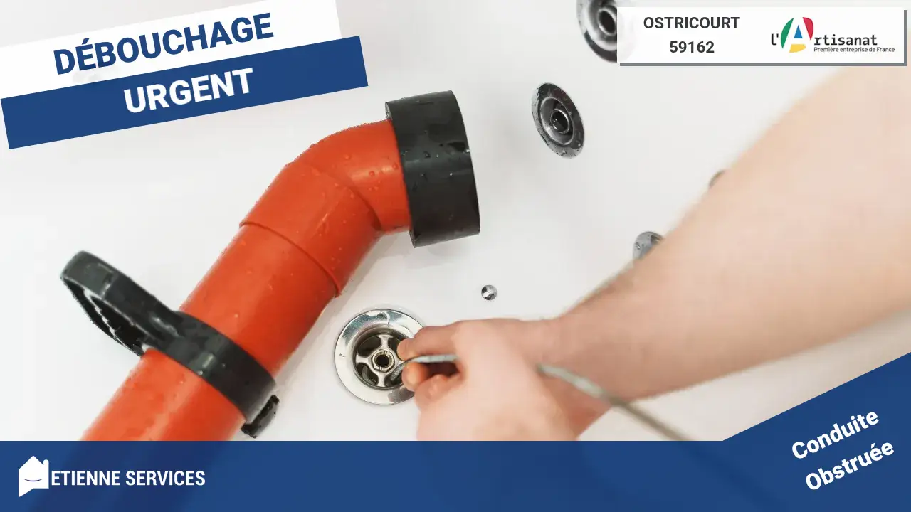 Service de Débouchage de Canalisation Efficace par un Plombier à Ostricourt (59162)