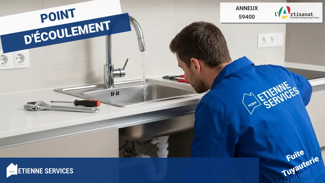 Réparation de fuite d'eau efficace par votre Plombier à Anneux (59400)