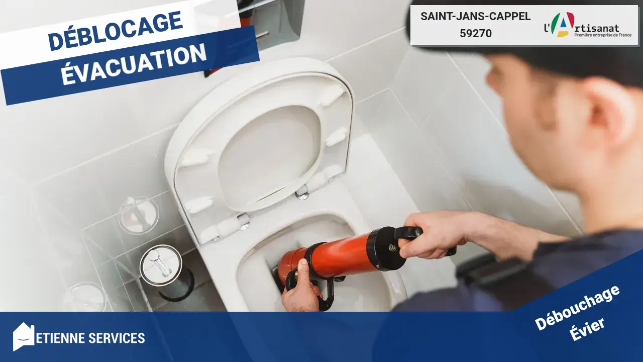 Service de débouchage de canalisation par votre Plombier à Saint-Jans-Cappel