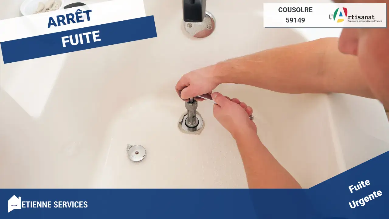 Réparation de Fuite d'eau à Cousolre par un Plombier Qualifié | Intervention Rapide